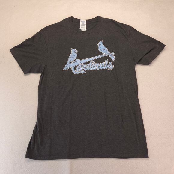Fanatics MLB St Louis Cardinals College Baseball Shirt Mens Size XL Gray - Picture 2 of 9